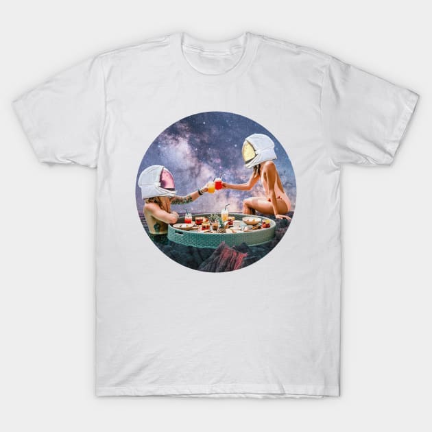 Galaxy Breakfast T-Shirt by Ilustrahim